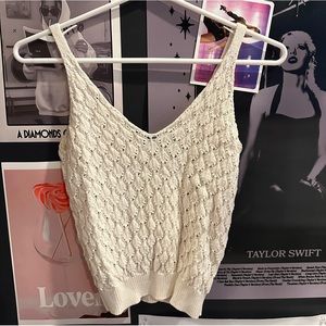 Brandy Melville Crochet top!!